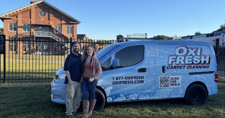 Shawn and Devan Wrighthouse bring Oxi Fresh Carpet Cleaning to Maritnsburg