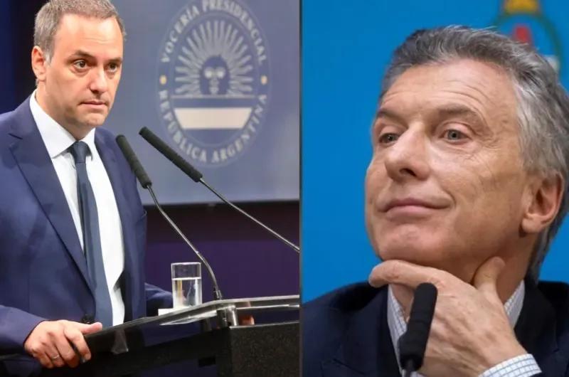 Adorni cruzó a Mauricio Macri: "El Gabinete lo elige el Presidente"