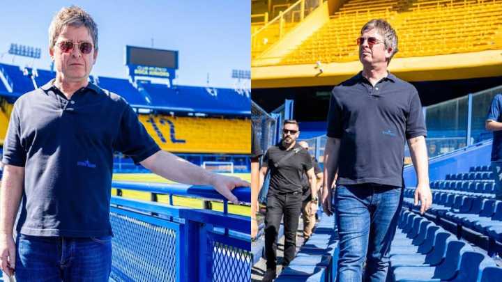 Noel Gallagher de Oasis visitó La Bombonera y desató la locura entre los hinchas de Boca