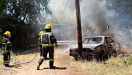 Victorica: estaba quemando basura y se incendió un auto estacionado