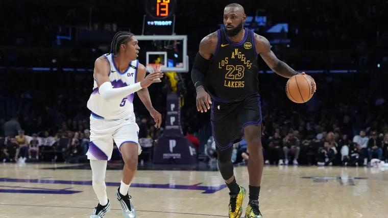 Lakers' LeBron James sends six-word message to Chris Paul after early retirement announcement