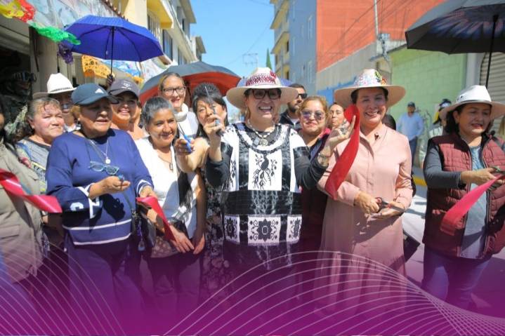 Pavimentan 75 calles en la Zona Norte de Ecatepec