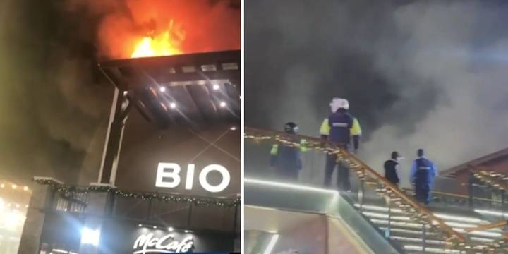 Incendio en El Polo: trabajadores y clientes tuvieron que evacuar el centro comercial de Surco