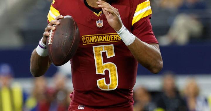 Quarterback Daniels will start for Commanders against Seahawks on Sunday night
