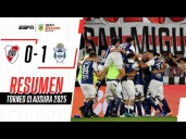 Resumen, gol y video: River perdió 1-0 ante Gimnasia por Liga Profesional Argentina