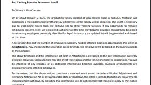 Auto supplier with Novi HQ to lay off 192 at Romulus plant. What to know