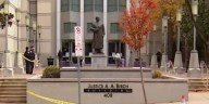 Woman shot in apparent road rage incident outside Birch Building courthouse in Nashville