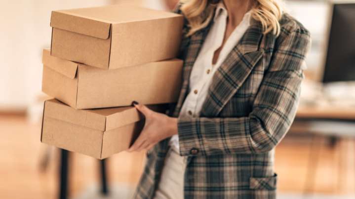 Reuse An Old Shoebox For DIY Kitchen Storage