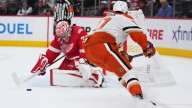 Alex DeBrincat scores twice, Red Wings beat Ducks 6
