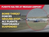 Bomb threat grounds flights at Reagan National Airport