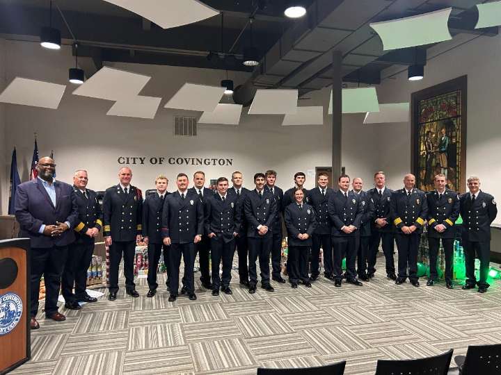 City of Covington swears in 13 new firefighters — largest recruit class in over two decades