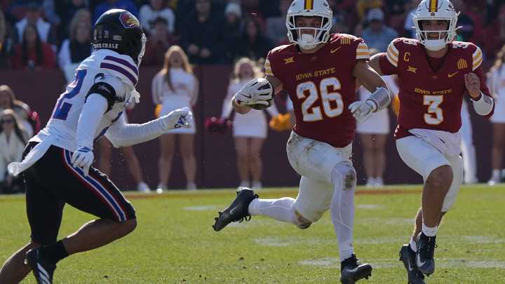 Carson Hansen injury update, Iowa State football RB hurt vs Kansas
