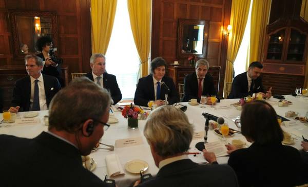 En Nueva York, Milei se reunió con inversores antes de cerrar su visita a Estados Unidos