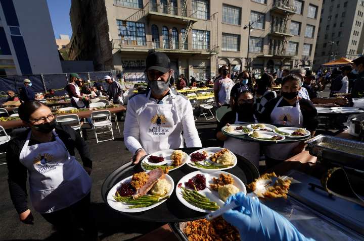 Comida gratis en Thanksgiving: lugares, fechas y horarios en California