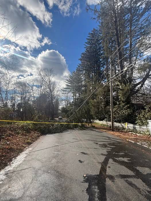 Multiple roads closed across Connecticut due to downed trees, wires