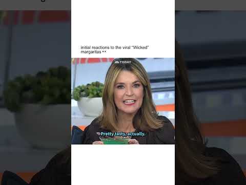 Trying Wicked Themed Margaritas