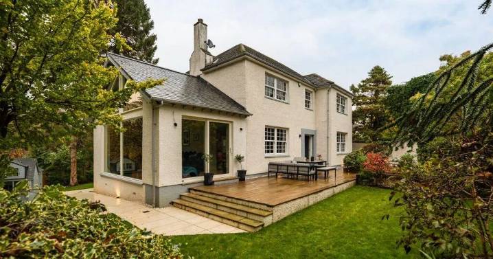 Modern Edinburgh family home with hot tub barbecue space in plush area hits market