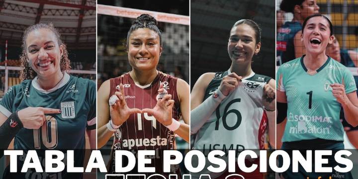Tabla de posiciones de la Liga Peruana de Vóley 2025/26: así marchan los equipos tras inicio fecha 3 de la primera fase