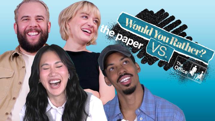 'The Paper' vs. 'The Office': Peacock Spinoff Stars Play Would You Rather(Exclusive)