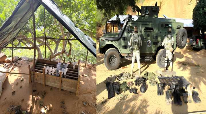 Ejército desmantela campamentos delictivos en Badiraguato: aseguran uniformes militares