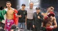 Toño Astiazarán recibe a los hermosillenses “Yoreme” Mendoza y Giovani “México” Martínez tras sus recientes logros dentro del boxeo