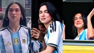 Después de Monumental, Dua Lipa fue a la Bombonera a ver el Superclásico Boca