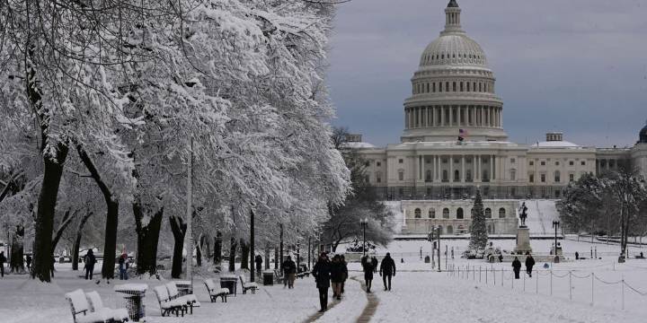 The top five cold weather holiday destinations across the U.S. to visit
