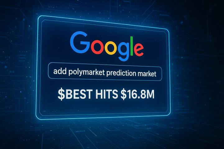 Google Search to Add Polymarket in New Era for Prediction Markets: $BEST Hits $16.8M