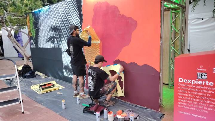 Arte urbano y cultura juvenil transforman el Parque de los Novios en la Zona Corazón de Colores