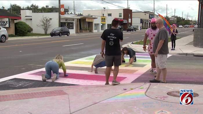 2 Pulse crosswalk protestors released from jail after chalking arrests