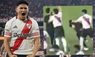 ¡Acá está! Apareció el video que provocó la trompada de Maxi Salas a un hincha tras la derrota de River en el superclásico con Boca