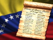 Este domingo venezolanos entonan al unísono las gloriosas notas del Himno Nacional