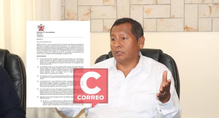 JNE detecta irregularidades en proceso de vacancia contra alcalde de Ica, Carlos Reyes