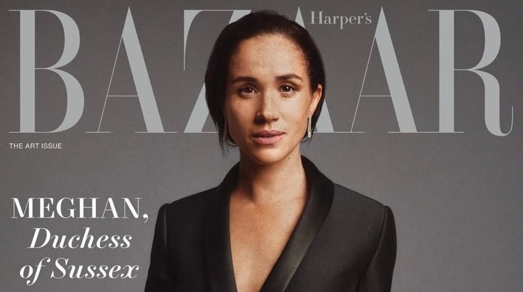 Meghan Markle posó por primera vez para la tapa del Harper’s Bazaar americano y la foto se volvió viral
