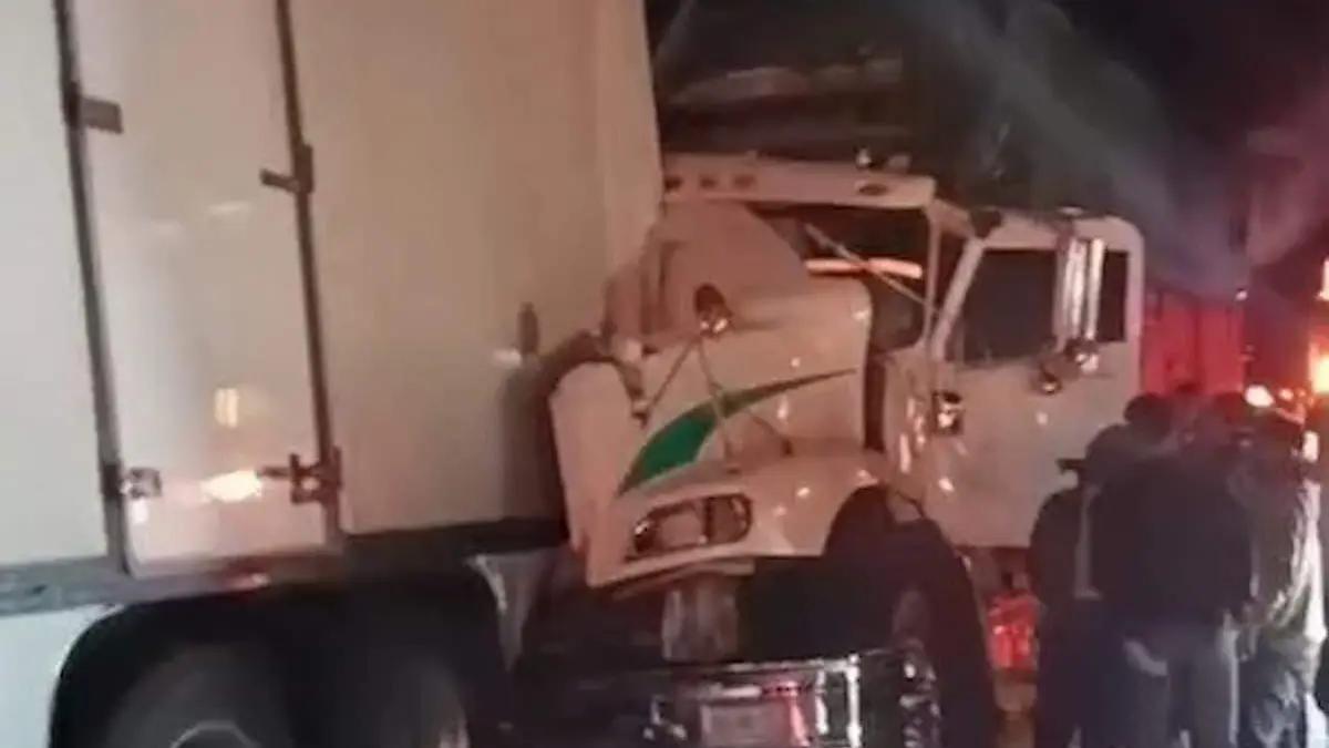 Accidente carretero colapsó la 57