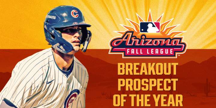Owen Ayers wins 2025 Arizona Fall League Breakout Player of the Year Award