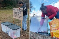 Their Small Town Doesn't Have a Food Pantry, So Couple Made One in Their Driveway (Exclusive)