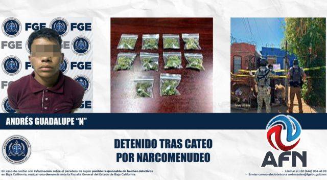 Detuvieron a presunto narco-menudista con bolsas de droga