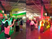 ‘Mejor nadota’, empleados celebran posada en pasillos de tienda de autoservicio