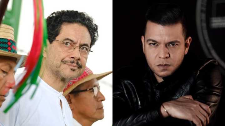 Video | El cruce entre Iván Cepeda y Jota Pe Hernández en el Congreso por unas fotos con Jesús Santrich, Iván Márquez, Raúl Reyes y Hugo Chávez