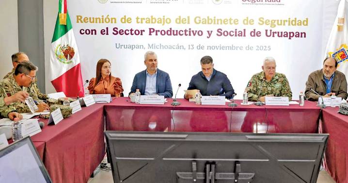 La prioridad en Michoacán es la paz: Harfuch; Marina desplegará mil 700 elementos