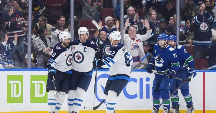 Morrissey and Hellebuyck lead Jets past Canucks 5