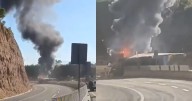 Incendio de camión de carga obliga al cierre de tramos clave en la Naucalpan