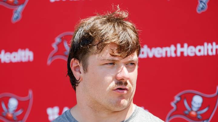 Bucs’ Luke Goedeke could start vs. the Patriots