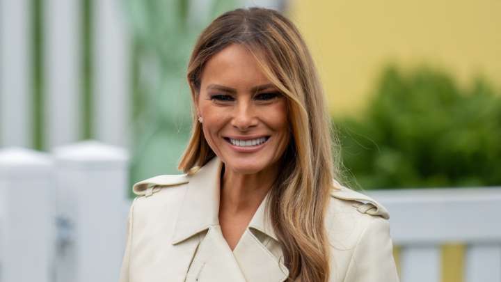 Melania Trump Dons Her Spiciest Dress Of Donald's Second Term For Saudi Arabia Dinner