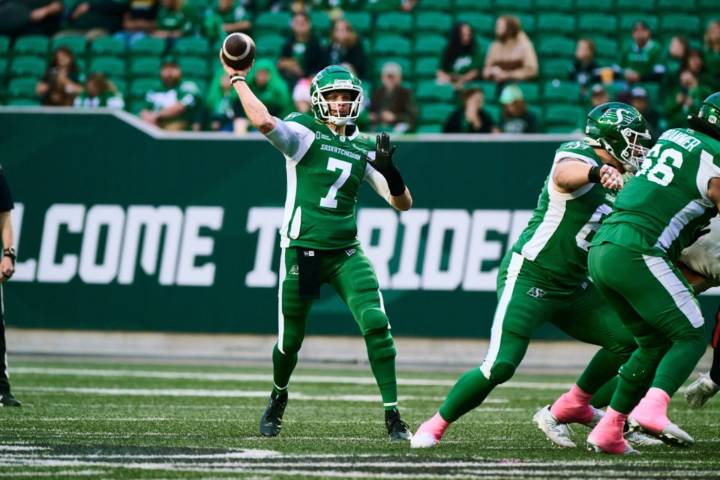 Scott Milanovich believes Riders’ QB Trevor Harris playing ‘best football’ in his CFL career