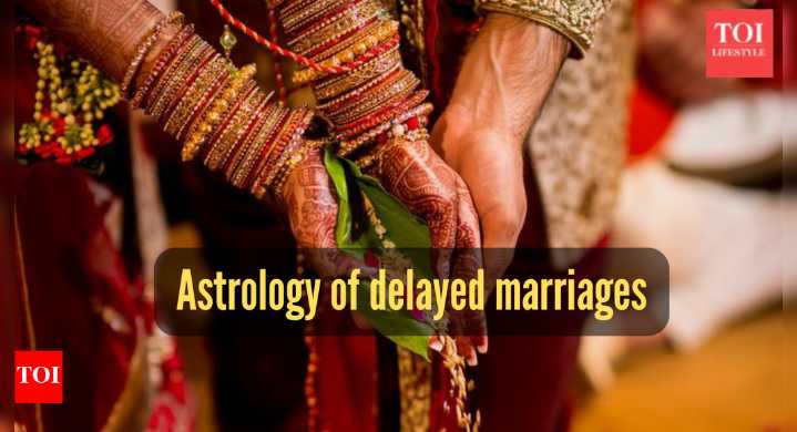 Which planets cause delay in marriage?