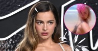 Addison Rae Almost Exposes Everything as She Unties Her Bikini on the Beach in Australia: Photos