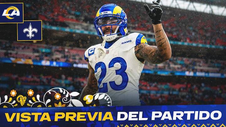 "Me siento fantástico": Con Puka Nacua de regreso, los Rams reciben a Saints