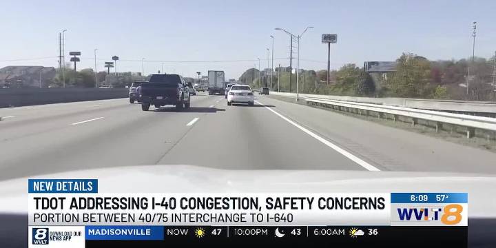 TDOT seeks public input on I-40 congestion solutions in West Knox County